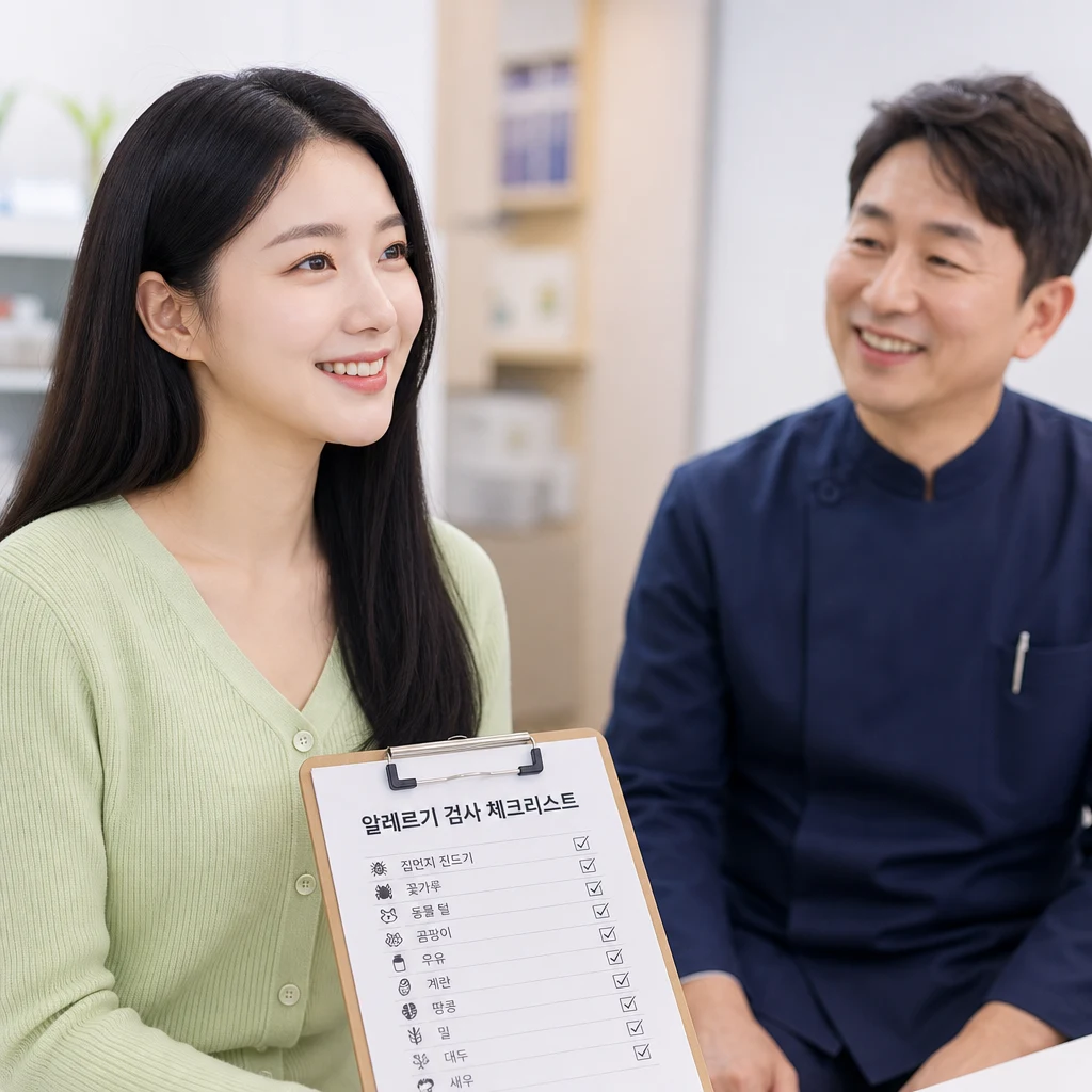 알레르기검사 알레르기검사 진행 과정은 어떻게 되나요?