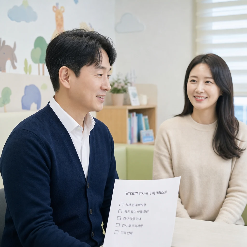 알레르기검사 알레르기검사, 사전 준비가 필요한가요?