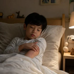 아토피 아이 아토피로 밤새 긁을 때 수면을 어떻게 지켜주나요?