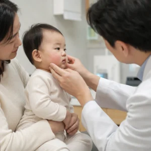 아토피 아기 볼 아토피에서 진물이 나면 바로 진료받아야 하나요?