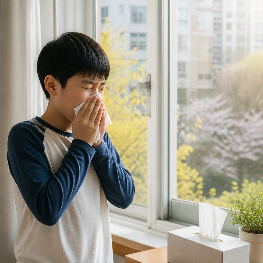 알레르기비염 봄에만 심한 재채기는 감기보다 알레르기비염일까요?